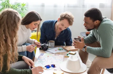 close-up-people-sitting-planning